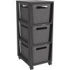 Rotho BRISEN komoda 3x16 L - antracit