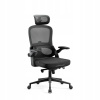 Ergonomická kancelárska stolička Diablo V-Light, čierna