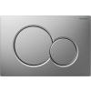 Geberit 115.770.JQ.5 SIGMA 01 ovládacie tlačidlo, Plast, Chróm Matný, Easy to Clean