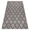 Eoshop KOBEREC SIZAL FLOORLUX 20607 Marocká mřížka stříbrný / Černá (Velikost: 60x110 cm)