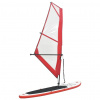 zahrada-XL Nafukovací Stand up paddleboard s plachtou, červeno biely 92209
