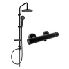 Sprchový set MEXEN CARL XV čierny