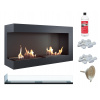 ~ Rohový bio krb Delta vľavo 900x280 + sklo (~ Rohový bio krb Delta vľavo 900x280 + sklo)