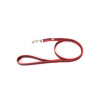 Julius K9 Color & Grey Supergrip Leash With Handle Red - výcvikové vodítko s rukoväťou, červené, protišmykové - 100cm/14mm