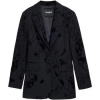 Desigual Bundy BLAZER_FLOCKARTY 25WWEW19 Čierna