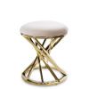 Štýlová Zlatá Taburetka na Sedenie