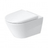Duravit D-Neo - Závesné WC, Rimless, HygieneGlaze, biela 2577092000