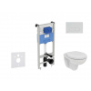 Ideal Standard ProSys Set predstenovej inštalácie, klozetu a sedadla Eurovit, tlačidla Oleas M2, Rimless, SoftClose, biela ProSys120M SP49
