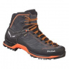 Salewa Mountain Trainer Mid Gtx Asphalt Fluo Orange Pánska Obuv Veľkosť 11,5