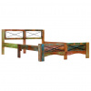 vidaXL Posteľný rám, recyklovaný masív 140x200 cm - Viacfarebný - 211621-194951