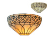 PREZENT 243 Nástenné svietidlo TIFFANY XXIV, 170x320x165mm, 1xE14/40W, KOV/SKLO, ANTIQUE BROWN/TIFFANY
