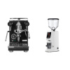 Profitec PRO 400, black + Eureka Atom W 75, white