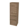 Mereo Opto kúpeľňová skrinka vysoká 125 cm, ľavé otváranie, Multidecor, Dark Rockford Hic CN995LDRH1