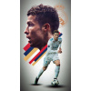 CUKROVÁ TLAČ jedlý obrázok na tortu Cukrová hmota Cristiano Ronaldo Real Madrid