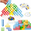 48-DIELNA BALANČNÁ VZDELÁVACIA SKLADAČKA PRE DETI TETRA 3D TOWER
