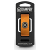 IBBOX DMXL03 Damper extra large - Leather iron tag - metallic orange color