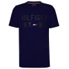 Pánske tričko Tommy Hilfiger Graphic S/S Training Tee - desert sky - Modrý (S)