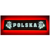 LED tabuľa Poľsko nad posteľou man daf scania volvo s podsvietením kabíny TIR