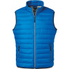 James & Nicholson | JN 1138, Pánska páperová vesta, modrá cobalt - sivá silver, XL