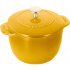 STAUB LA COCOTTE 16 cm / 1.2 l - okrúhly liatinový hrniec na indukciu, citrónový
