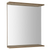 Aqualine KORIN STRIP zrkadlo s LED osvetlením 60x70x12cm, dub platin SPH KO990S