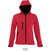 SOL's Collection Bunda s kapucí Replay Women, softshellová, dámská COT256802c8102-pepper red M Červená