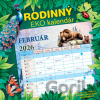 Nástenný Rodinný EKO kalendár 2026 - Spektrum grafik