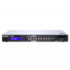 QNAP QGD-1600P Riadený Gigabit Ethernet (10/100/1000) Podpora napájania cez Ethernet (PoE) 1U Čierna, Šedá (QGD-1600P-4G)