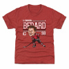 Chicago Blackhawks Detské - Connor Bedard Cartoon Red NHL Tričko 10-12 rokov