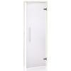 Andres dvere do sauny Medium číre 7x19 White satinato osika