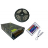SÚPRAVA pásy RGB 5050 300 LED 5m + volant + zdroj napájania (SÚPRAVA pásy RGB 5050 300 LED 5m + volant + zdroj napájania)