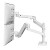 ERGOTRON LX Pro Dual Stacking Arm, stolní dvouramenný držák pro 2 monitry, bílá 45-690-290