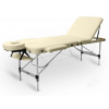 Skladací masážny stôl TANDEM Basic ALU-3 Farba: krémová 195*70 cm / 14,6 kg / 2 farby