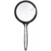 TOOLCRAFT TO-8976468 ruční lupa zvětšení: 2 x, 4 x, Velikost objektivu: (Ø) 76 mm, černá