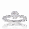 VIPgold Zásnubný prsteň s briliantmi z bieleho zlata R328-45078 Druh diamantu: Diamanty