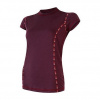 SENSOR MERINO AIR dámské triko kr.rukáv port red 18200005-02