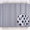 Blackout šedý, bodkami a buldočky, š.145