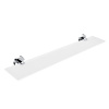 Nimco UNIX polička 60x11cm chróm/extra číre matné sklo, UN 13091B-60-26 UN 13091B-60-26