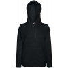 Fruit of the Loom F.O.L. | Lady-Fit Lightweight Hooded Sweat Dámska mikina s kapucňou_16.2148 Farba: black, Veľkosť: XS