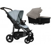 TFK Mono4 2v1 Blue Dual Color Combi carrycot + Seat unit Nafukovacie kolesá Hlboká vanička Sand
