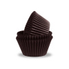 Papierové košíčky 25 x 18 mm hnedé - 100 ks -
