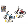 Teddies Bicykel prstový skrutkovací plast 10cm s doplnkami 3 farby na karte