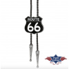 Stars and Stripes Bolo kravata Route 66