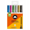Akrylové popisovače Molotow One4All 227HS Metallic Set - 6 ks