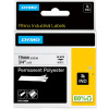 Sonstige Dymo® 18484 Permanentná polyesterová páska Priemyselná páska, polyester, 5,5 m x 19 mm, čierna/biela