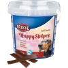 Soft Snack Happy Stripes - hovädzie pásky, kýblik 500 g
