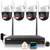 Dahua IP monitorovacia súprava Bezdrôtové 4 kamery 5MPx P5AE-PV a DVR s 1TB