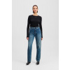 DŽÍNSY KARL LAGERFELD STRAIGHT LEG DENIM PANTS DARK BLUE DENIM