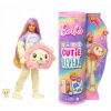Barbie Cutie Reveal Lalka Barbie Lev + zvieratko HKR06