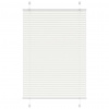 Plisovaná roleta bílá 85x100 cm Šířka látky 84,4 cm Polyester Bílá 4015480